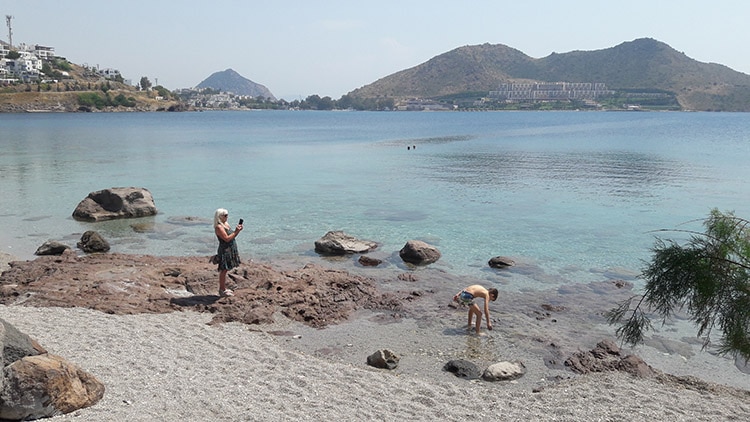 plage de la péninsule de bodrum en turquie