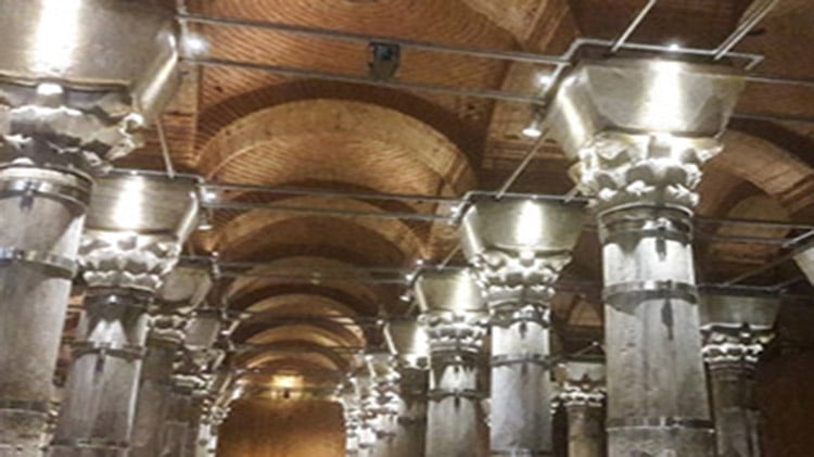 Citerne byzantine de Thedosius II à Istanbul