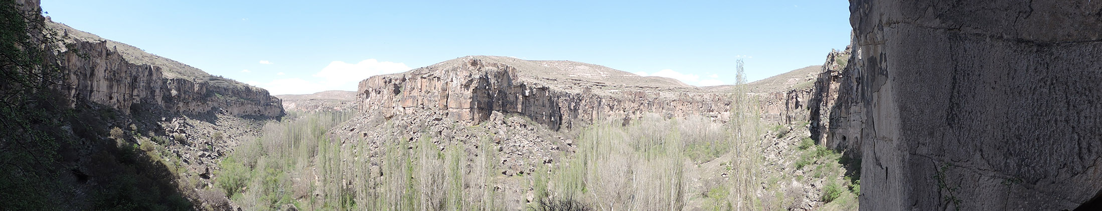 Vallée d'Ilhara en Cappadoce en Turquie
