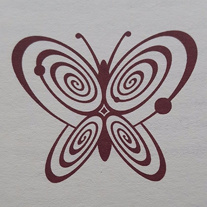 logo papillon du musée de l'innocence d'Orhan Pamuk à Istanbul