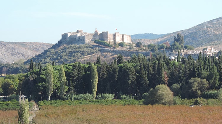 forteresse de Selçuk près d'Izmir en turquie