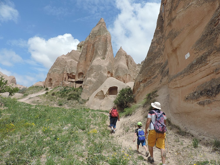 randonnée dans la vallée Rose Cappadoce Turquie