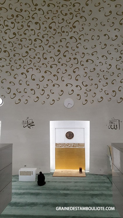 intérieur de la mosquée yesilvadi moderne istanbul asie Turquie