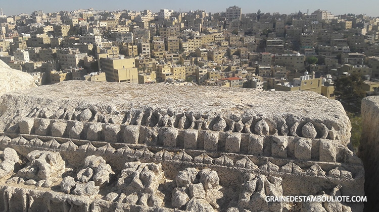 vue sur amman depuis la citadelle, jordanie