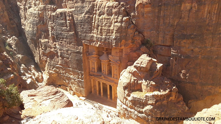 khazneh ou trésors tombeau nabatéen de Pétra Jordanie