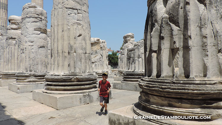 cite antique de didymes temps d'Apollon en Turquie