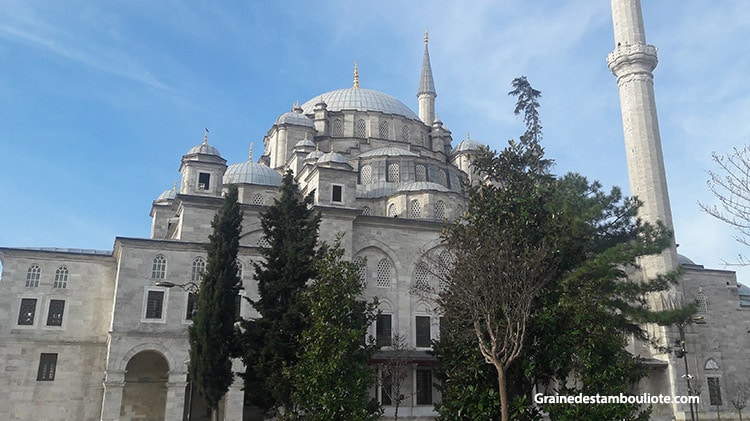 mosquée de mehmet II Fatih dit e conquérant à Istanbul sur l'emplacement de l'ancienne église des saints-apôtres et des tombeaux des empereurs byzantins