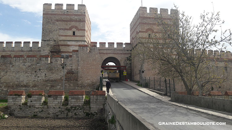 porte de Belgrade sur la muraille de constantinople à Istanbul