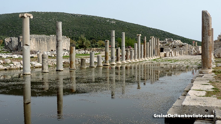 site antique lycien de Patara en Turquie