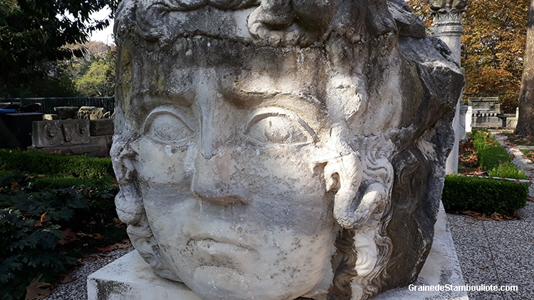 tête de Méduse, musée archéologique d'Istanbul