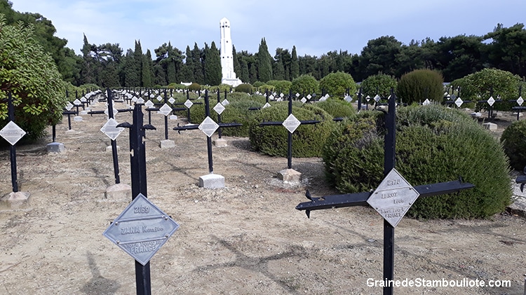 cimetière français de Gallipoli, Bataille des Dardanelles face à Canakkale, première guerre mondiale
