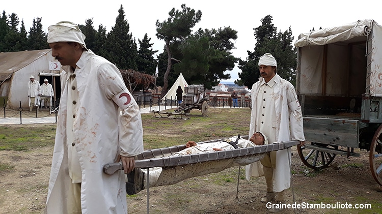 Musée de l'Hôpital de Gallipoli, Bataille des Dardanelles pendant la 1ère Guerre Mondiale