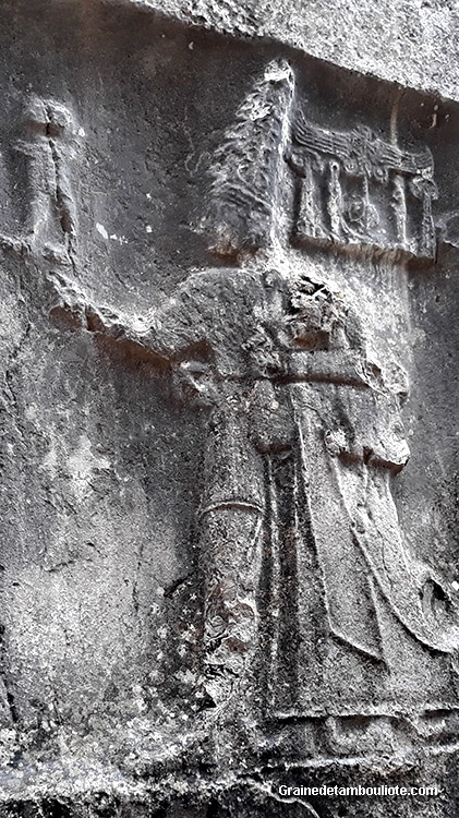 Roi Hittite Tudhaliya IV, fils de Hattusili III, sanctuaire de Yazilikaya, près de Hattusa, capitale Hittite