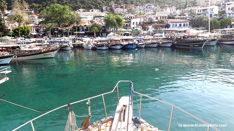kas, port, Turquie, bateau, plongée éco-responsable, vacances, méditerranée, croisière bleue
