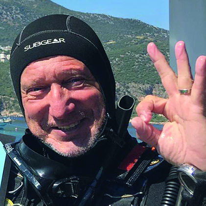 Murat Draman, Dragoman, club de plongée éco-responsable à Kas, Méditerranée, Turquie