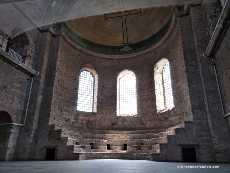église byzantine Sainte-Irène, Istanbul, croix, iconoclaste