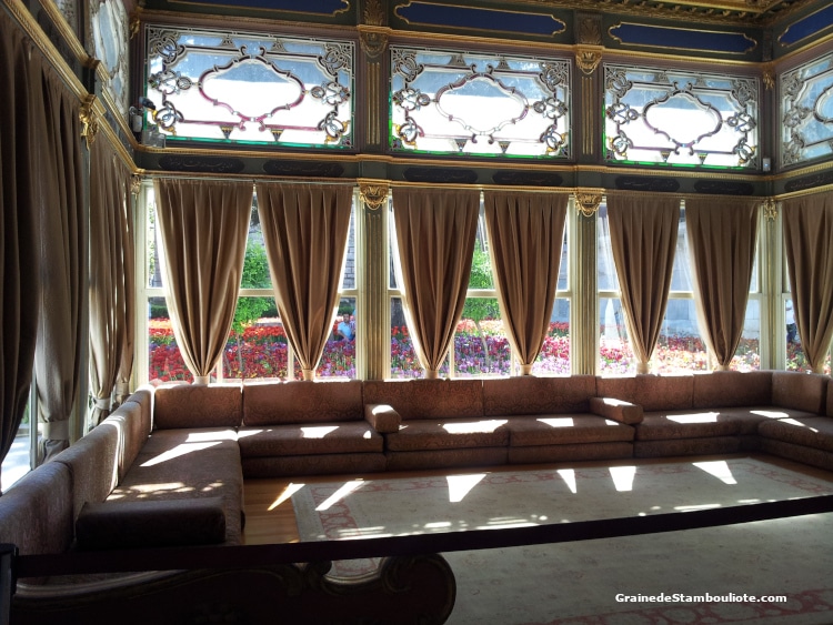 Palais Topkapi, Istanbul, Ottoman, Kiosque à terrasse, Tulipes